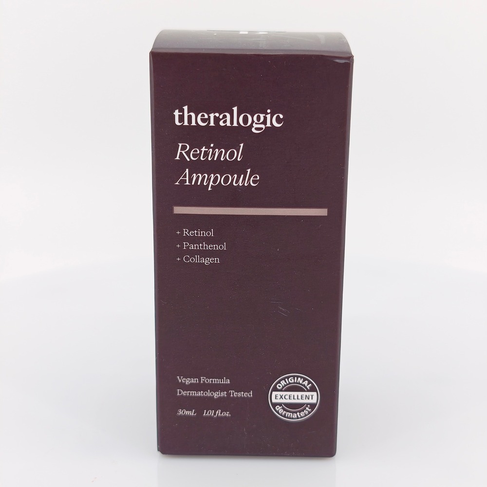 Theralogic Retinol Ampoule 30mL 1.01 fl oz Vegan Anti-Aging Serum New in Box